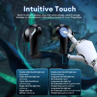 Auriculares Lenovo LED Negro