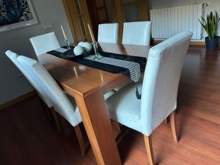 Mesa de comedor con 6 sillas