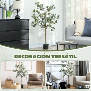 Planta Eucalipto Artificial Decorativa 120cm