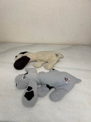 2 Peluches Pound Puppies Originales 80s