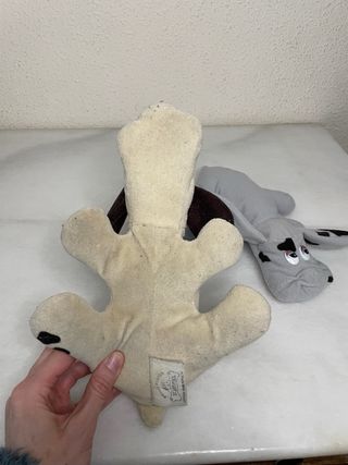 2 Peluches Pound Puppies Originales 80s