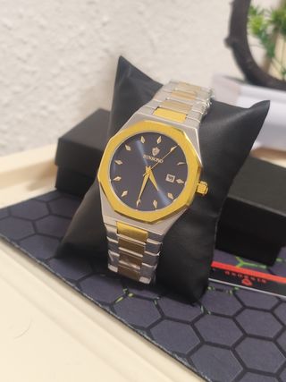 Reloj BINBOND Hombre Oro y Plata