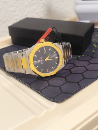 Reloj BINBOND Hombre Oro y Plata