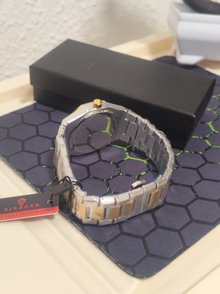 Reloj BINBOND Hombre Oro y Plata