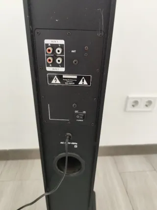 Altavoz Columna Negro