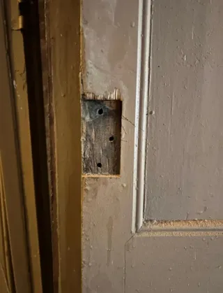 Puerta madera maciza vintage