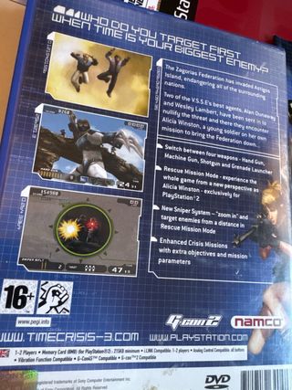 Time Crisis 3 PlayStation 2 (PS2) Namco