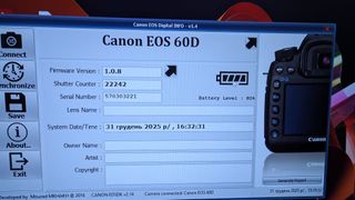 Cámara Canon EOS 60D