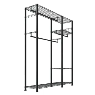 Appendiabiti Regolabile con 3 Aste Carico 363 kg