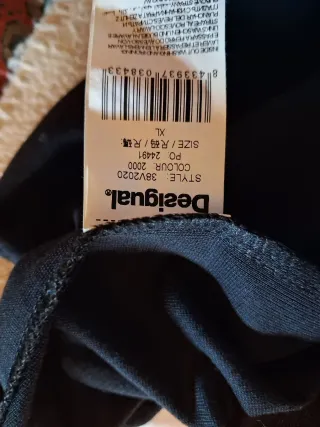 Vestito Desigual nero multicolore