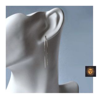 Pendientes Plata elegantes boho vintage oro