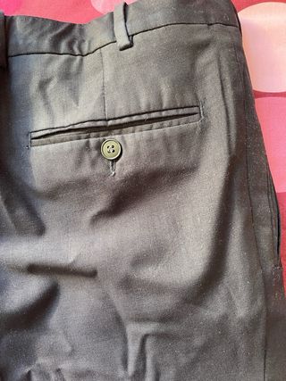 Pantalones de traje negros Señor