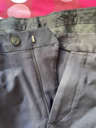 Pantalones de traje negros Señor