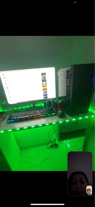 PC Gamer Completo con teclado raton monitor cables