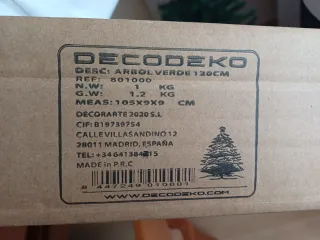 Árbol de Navidad 120 cm