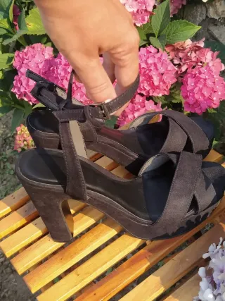 Sandalias fiesta Marypaz negras T.38