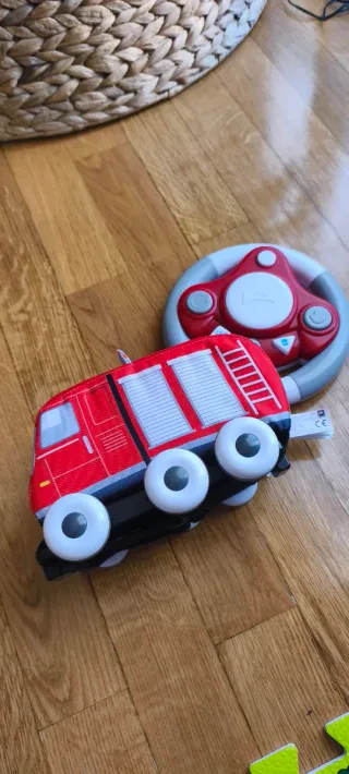 Coche Bomberos Juguete Radiocontrol Suave