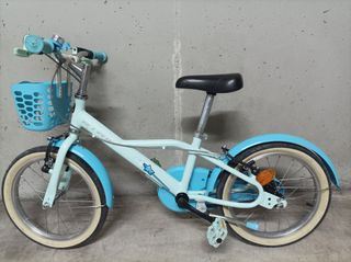 Bicicleta infantil Btwin 16 con cesta