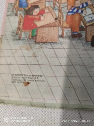 Libro infantil Teo en la escuela