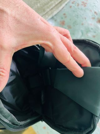 Bandolera táctica negra diseño hombre