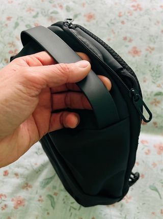 Bandolera táctica negra diseño hombre