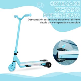 Patinete Eléctrico Infantil Azul