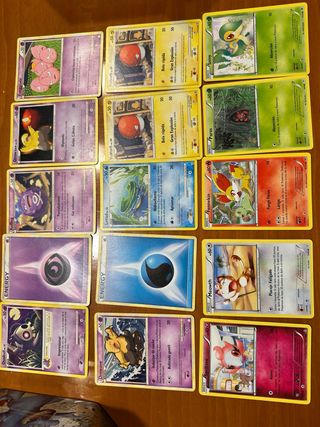 Lote1 Cartas Pokémon: Drowzee, Voltorb, Snivy,