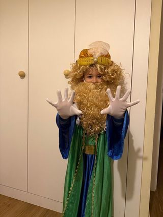 Disfraz Rey Gaspar niño 7 años