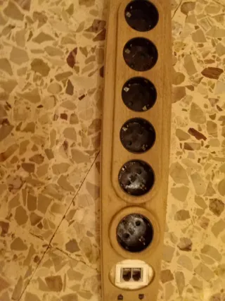 Regleta de 6 enchufes con interruptor