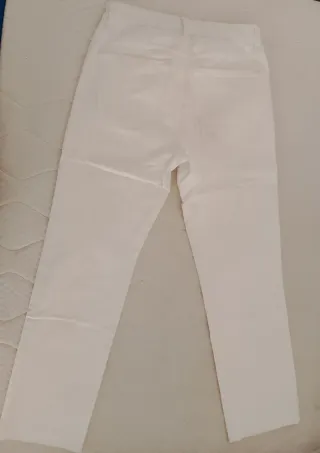 Pantalones Mango Blancos Talla S/36/8