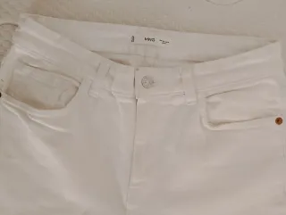 Pantalones Mango Blancos Talla S/36/8