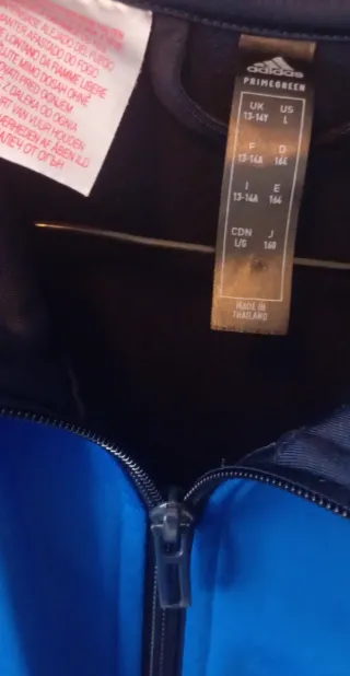 Chaqueta Adidas Azul y Negra