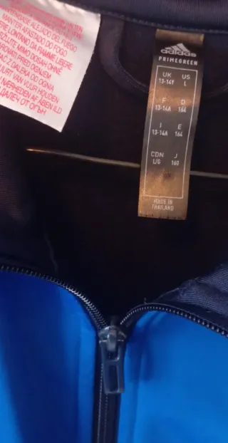 Chaqueta Adidas Azul y Negra