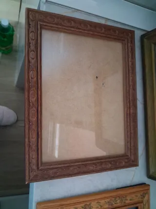 Lote 3 Marcos de Fotos (Verde, Flores, Marrón)