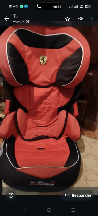 Silleta de coche Ferrari