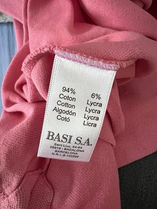 Polo Lacoste Rosa Talla L