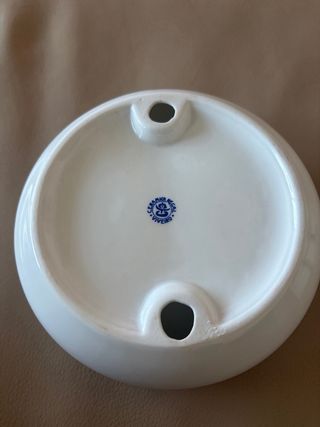 Cenicero de cerámica estilo Sargadelos