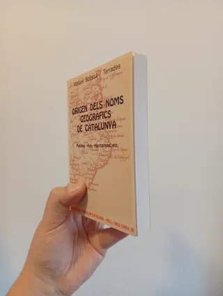 Origen dels noms geogràfics de Catalunya pobles...