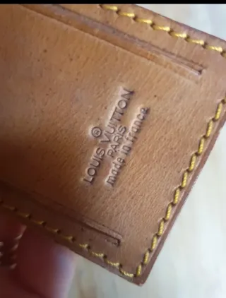 Louis Vuitton porta indirizzo in pelle