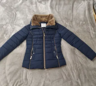 Cazadora Pull&Bear azul Talla XS