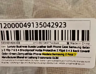 Funda Samsung Galaxy Z Fold 7 Negra