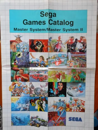 Catálogo Sega Master System II 1989