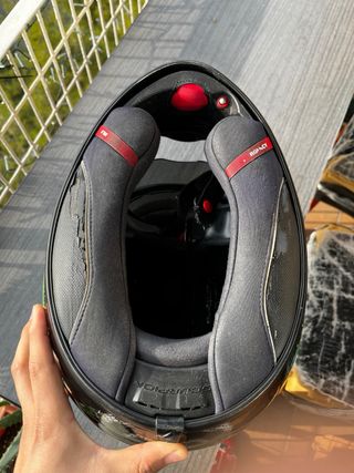 Casco Moto Scorpion Talla M Negro/Verde