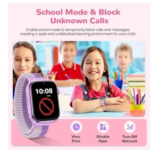 Orologio intelligente per bambina viola