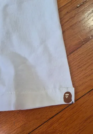 T-shirt BAPE Branca Tamanho L