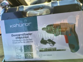 Destornillador eléctrico Krhuner 3.6V