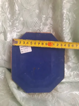 Quadro Ottagonale Cornice Legno e Oro