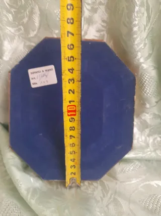 Quadro Ottagonale Cornice Legno e Oro