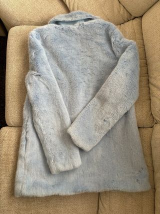 Abrigo pelo azul Orsay nuevo