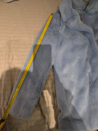 Abrigo pelo azul Orsay nuevo